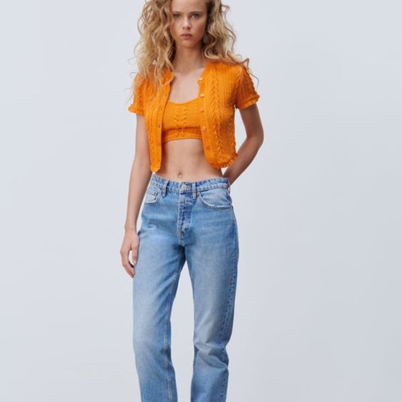 Zara Short Sleeved Cardigan - L - Picture 3 of 3